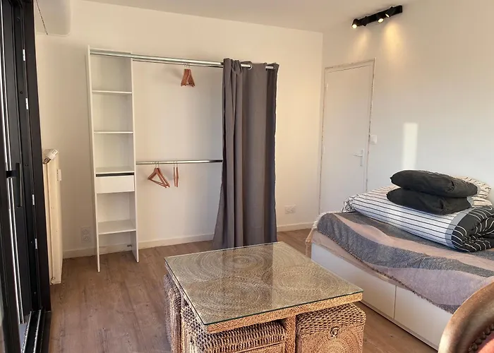 Avec Salle De Bain, Cuisine, Balcon, Clim Et Parking Prive ,bordeaux Centre Nansouty 民宿